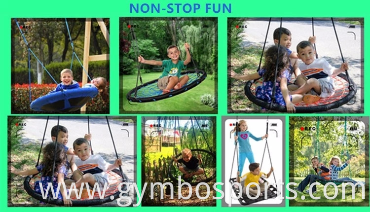 Factory Made Good Quality Outdoor Children's Netting Swing